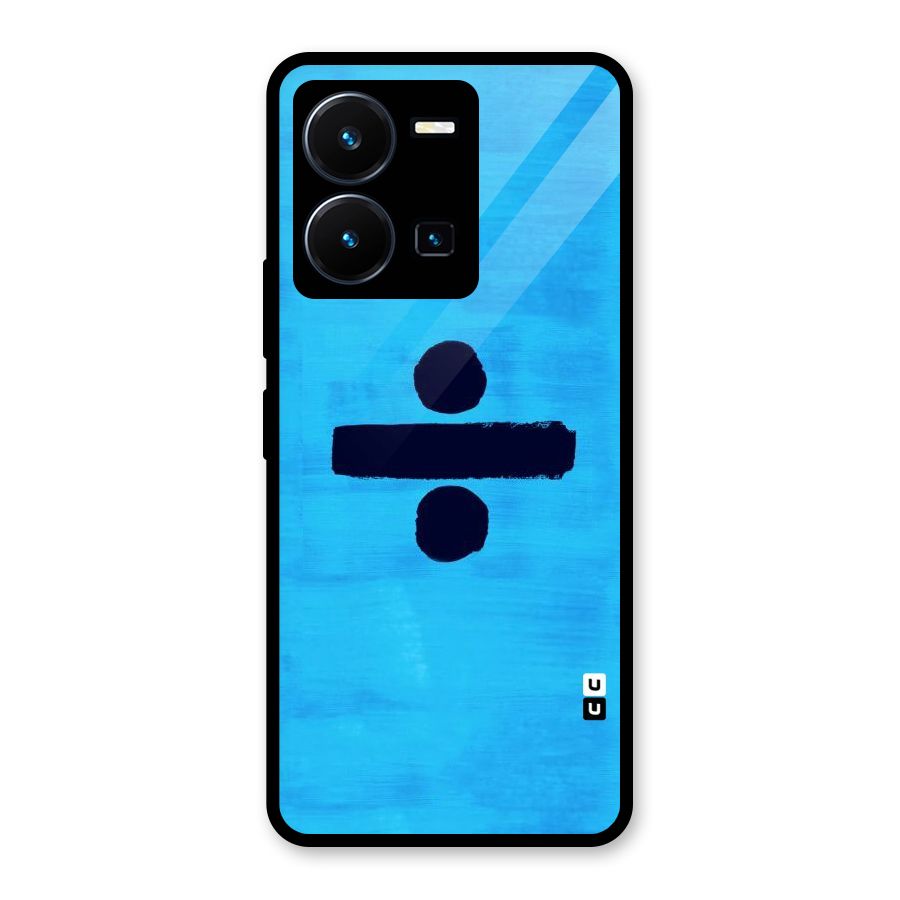 Math And Blue Glass Back Case for Vivo Y35