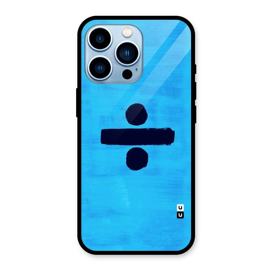 Math And Blue Glass Back Case for iPhone 13 Pro