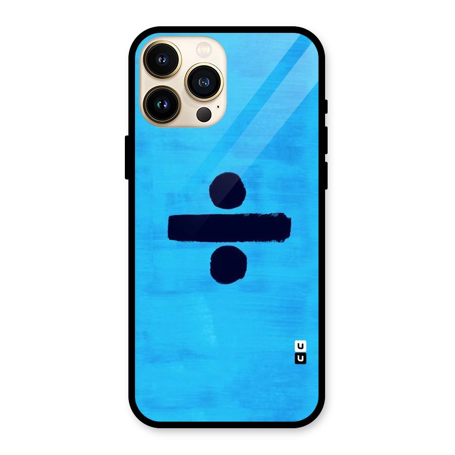 Math And Blue Glass Back Case for iPhone 13 Pro Max