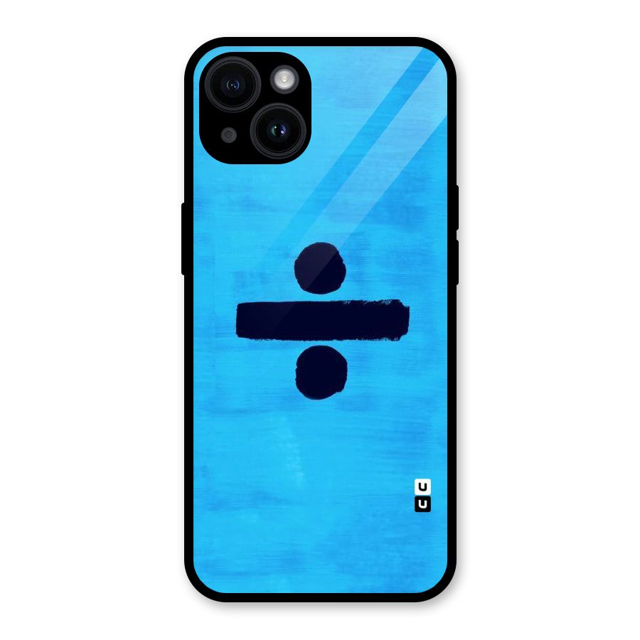 Math And Blue Glass Back Case for iPhone 14