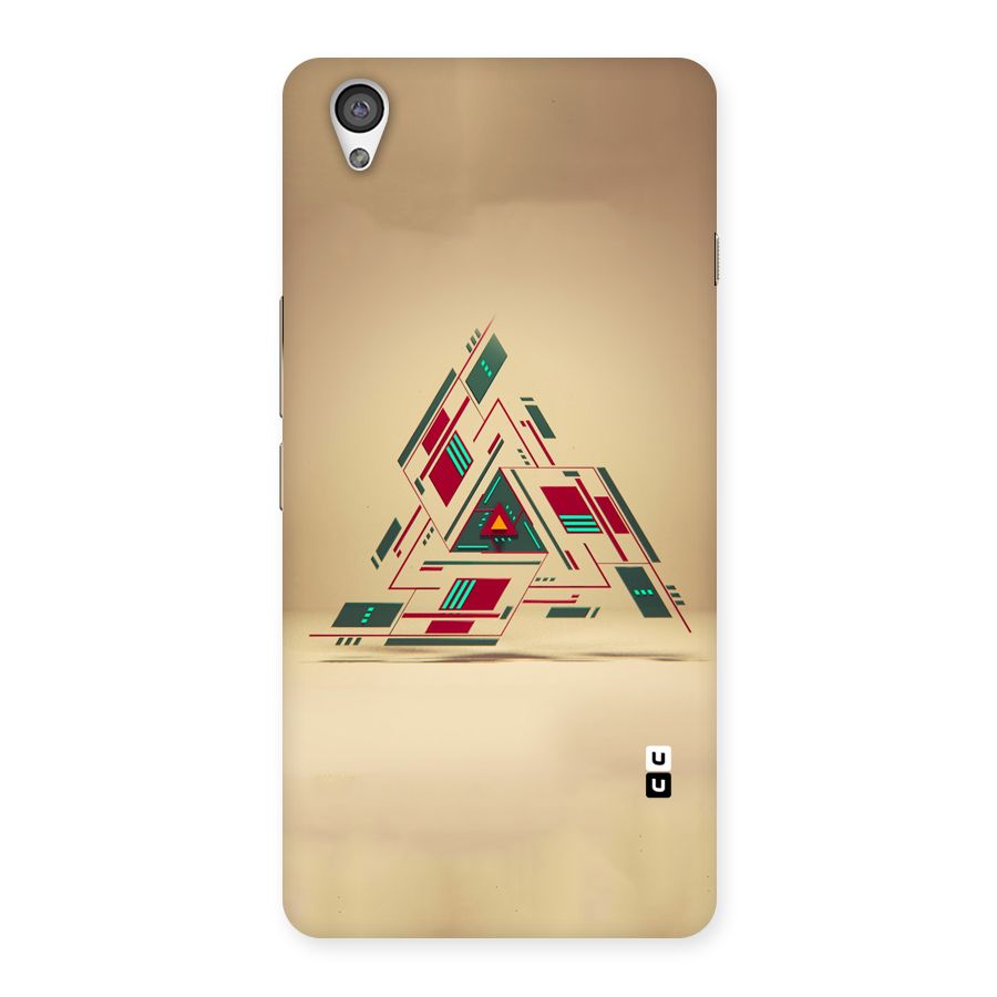 Maze Triangle Back Case for OnePlus X
