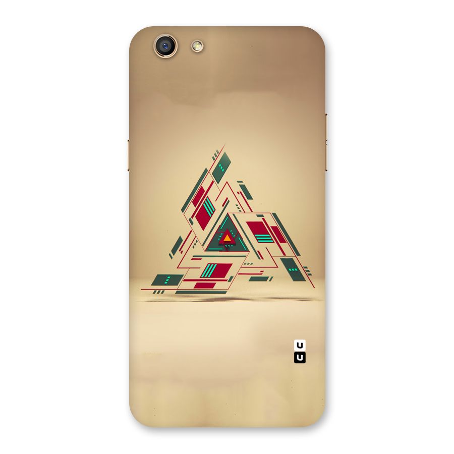 Maze Triangle Back Case for Oppo F3