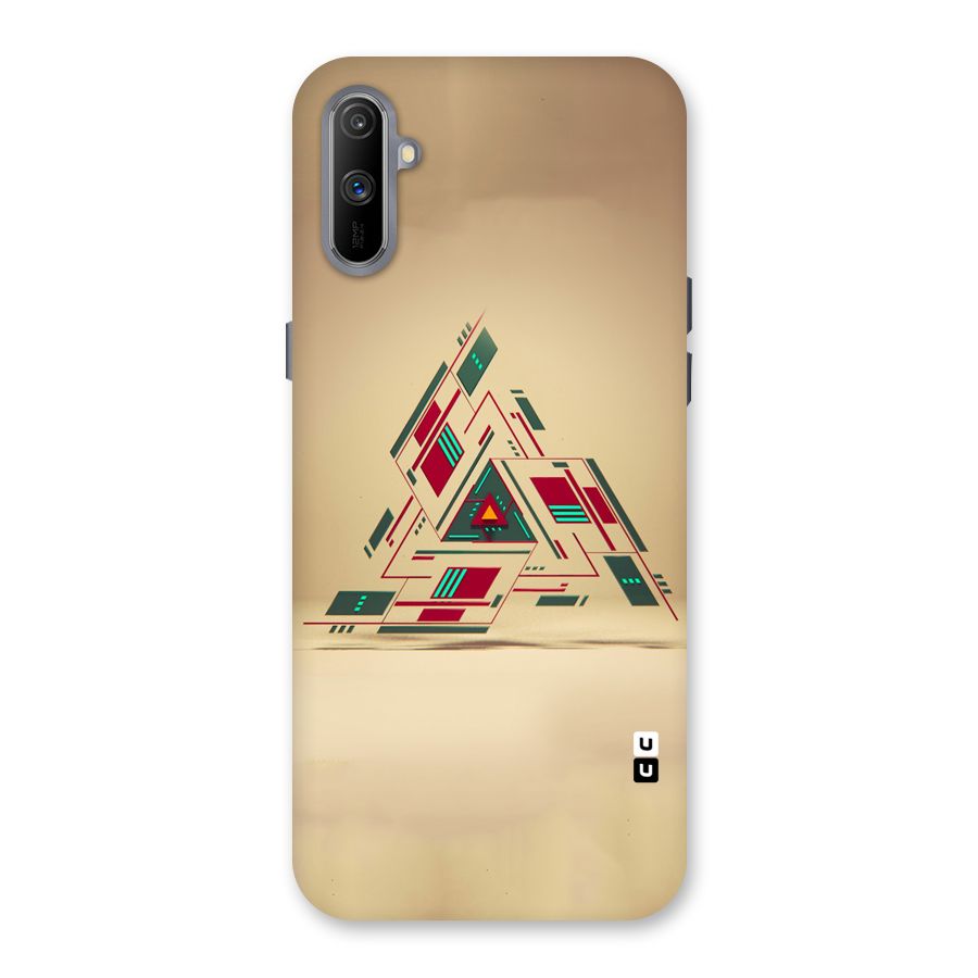 Maze Triangle Back Case for Realme C3