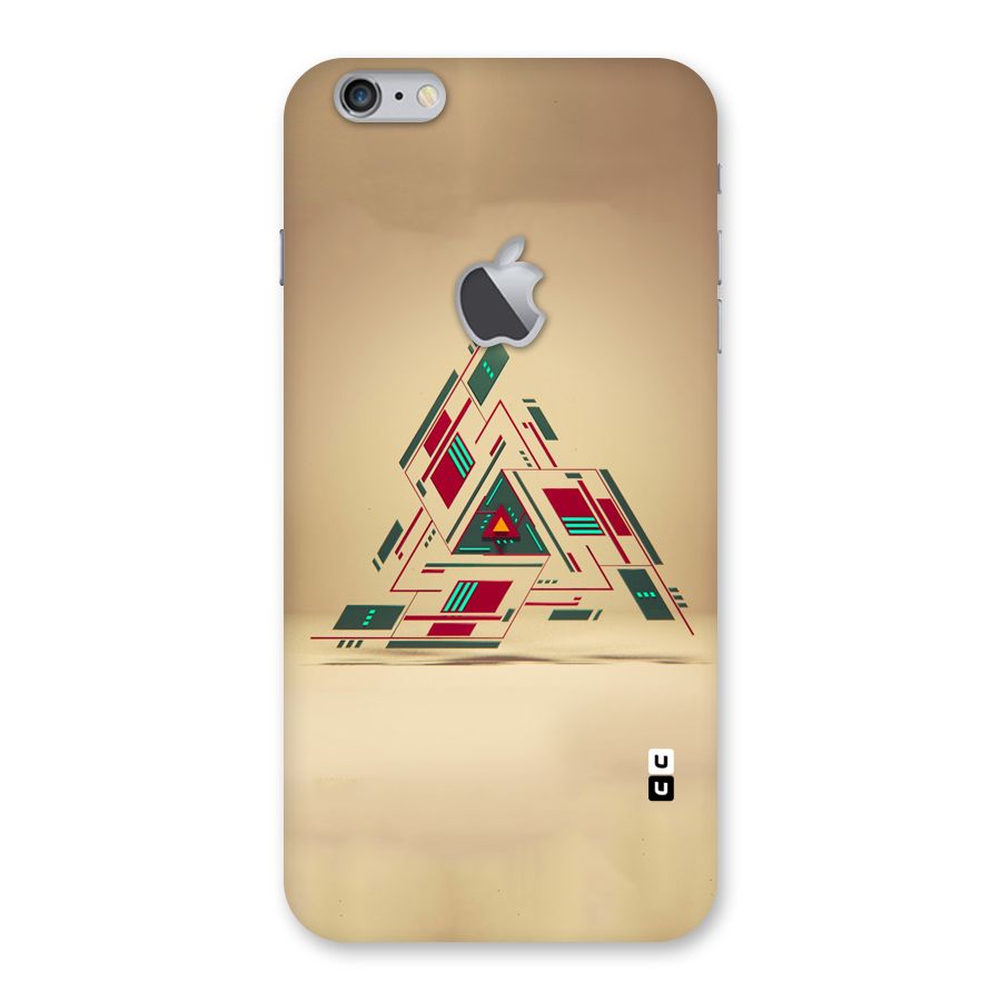 Maze Triangle Back Case for iPhone 6 Plus 6S Plus Logo Cut