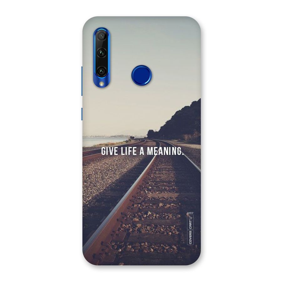 Meaning To Life Back Case for Honor 20i
