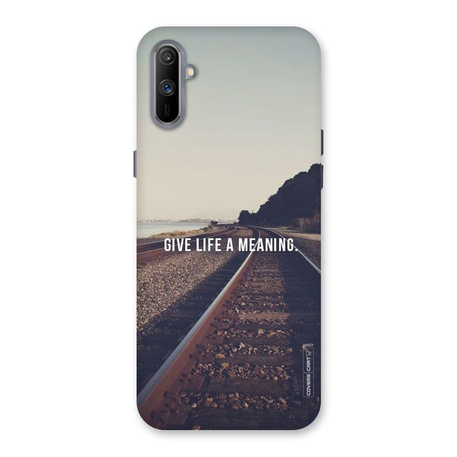 Meaning To Life Back Case for Realme C3