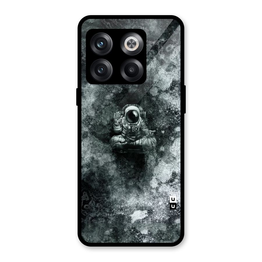 Meditating Spaceman Glass Back Case for OnePlus 10T
