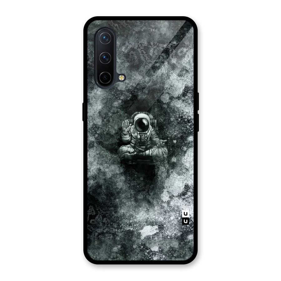 Meditating Spaceman Glass Back Case for OnePlus Nord CE 5G