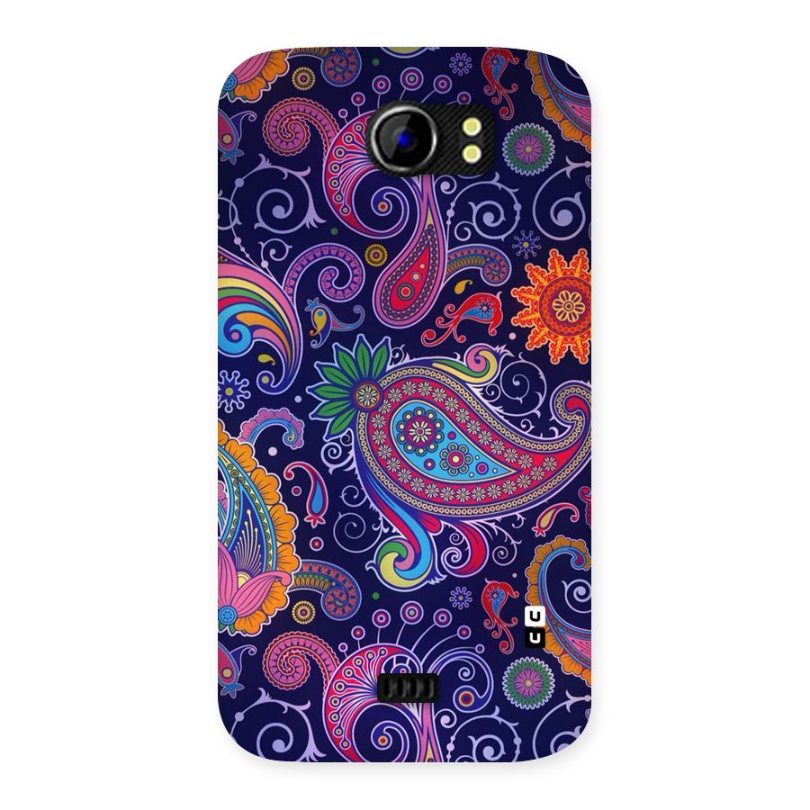Mehendi Pattern Back Case for Micromax Canvas 2 A110