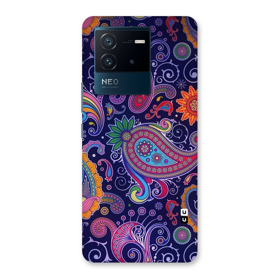 Mehendi Pattern Back Case for Vivo iQOO Neo 6 5G