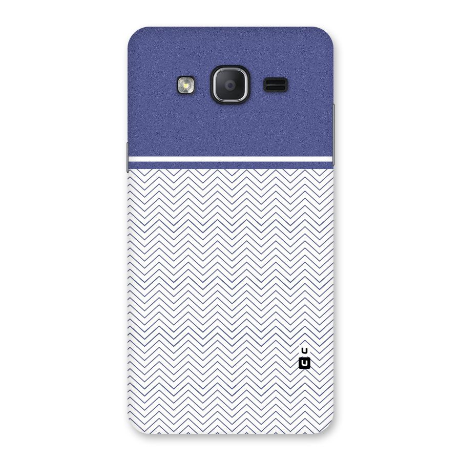 Melange Striped Pattern Back Case for Galaxy On7 2015