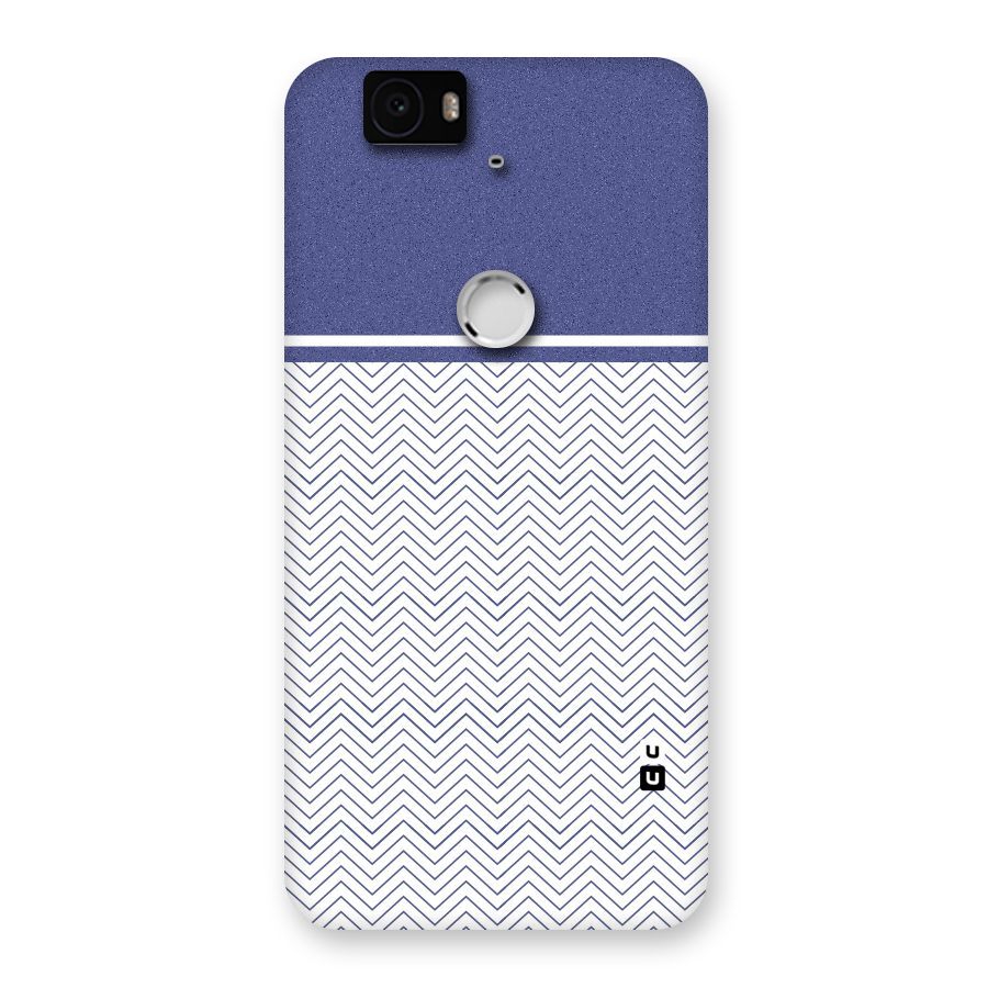 Melange Striped Pattern Back Case for Google Nexus-6P