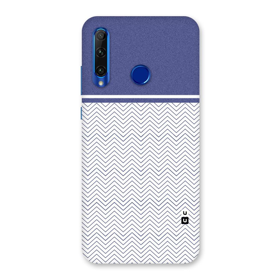 Melange Striped Pattern Back Case for Honor 20i
