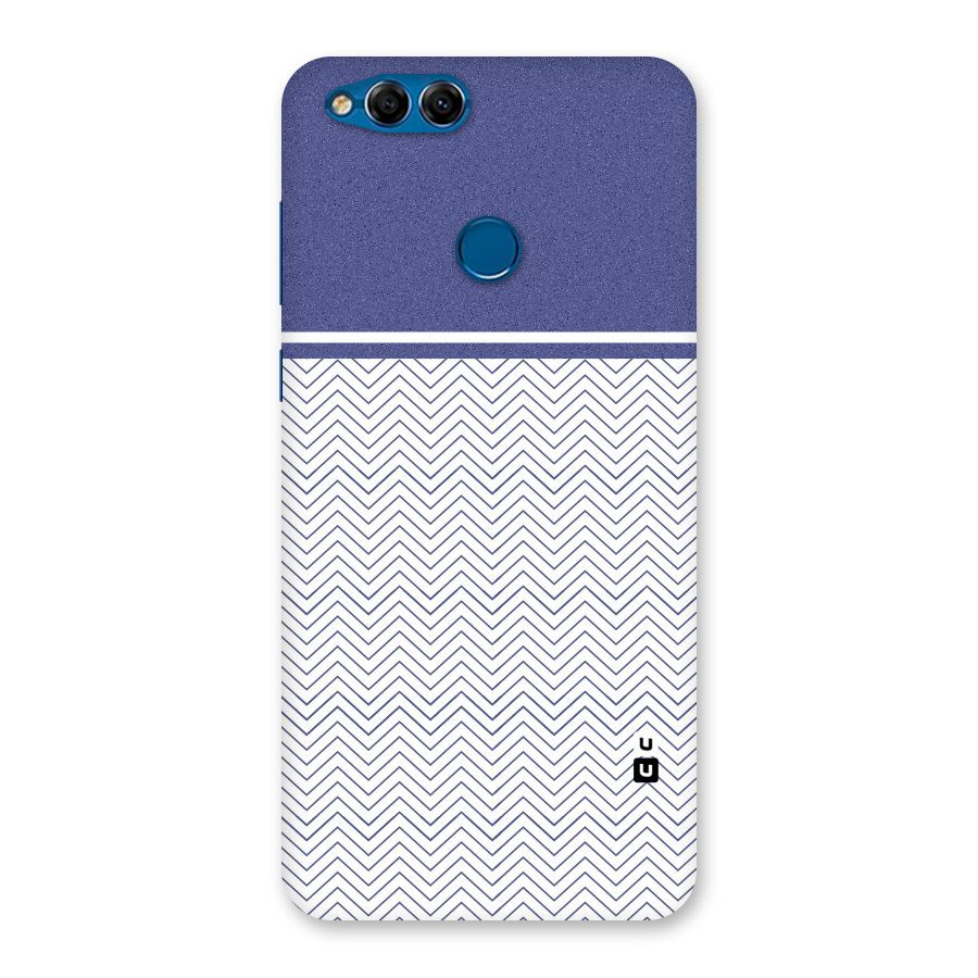 Melange Striped Pattern Back Case for Honor 7X