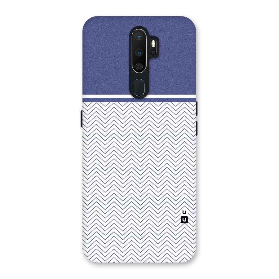 Melange Striped Pattern Back Case for Oppo A5 (2020)
