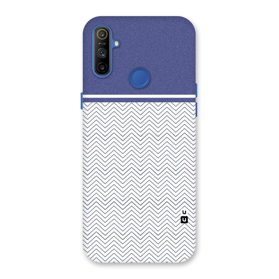 Melange Striped Pattern Back Case for Realme Narzo 10A