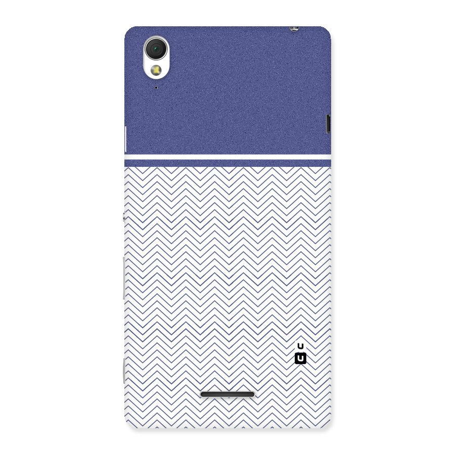 Melange Striped Pattern Back Case for Sony Xperia T3