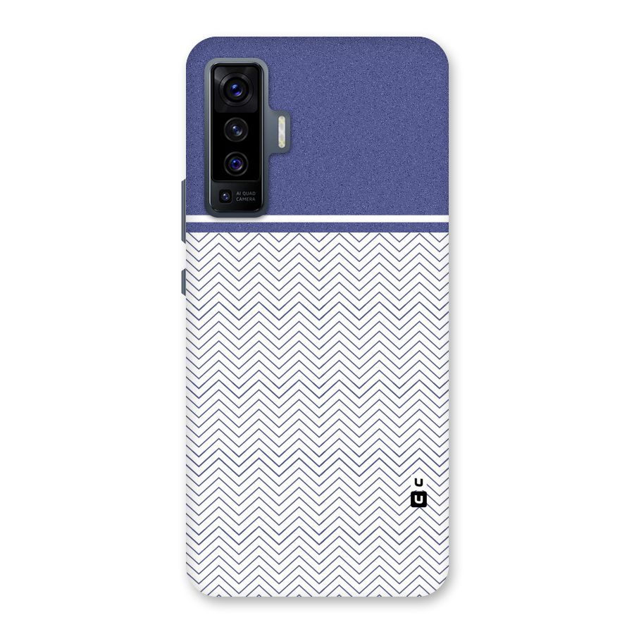 Melange Striped Pattern Back Case for Vivo X50