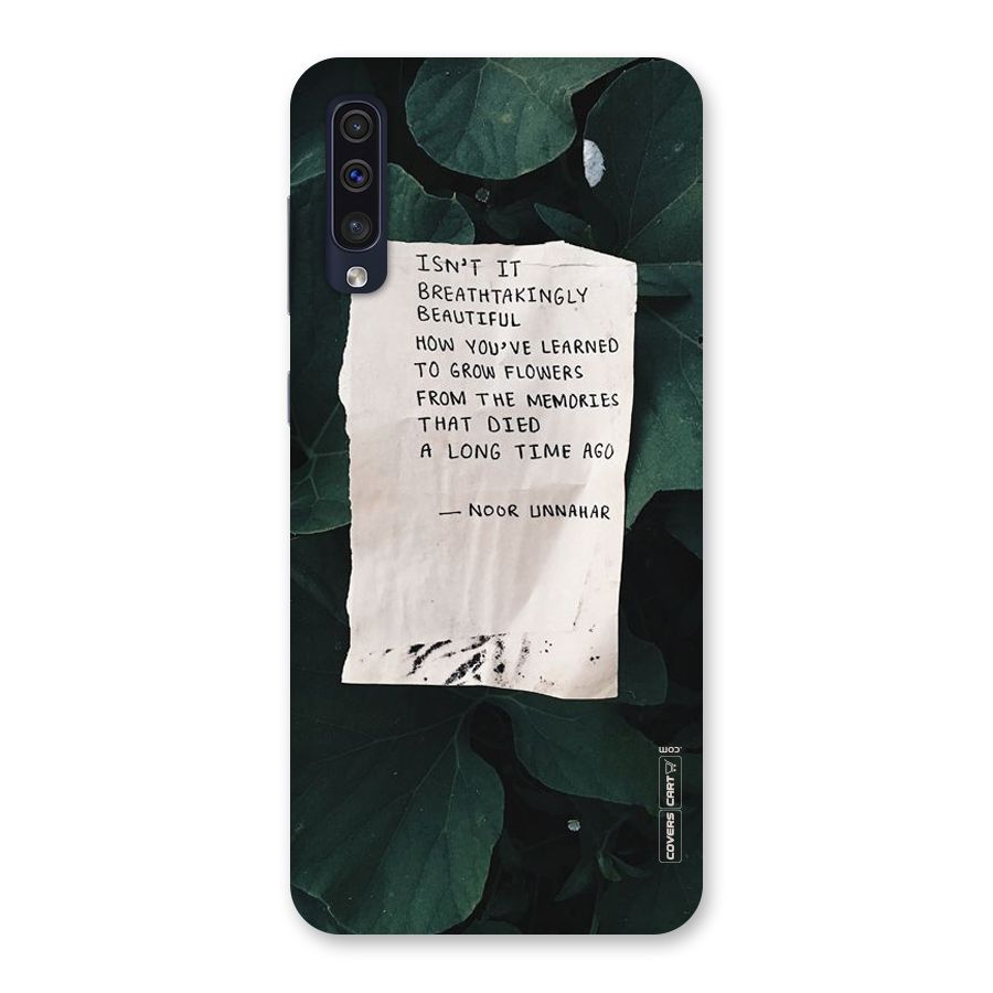 Memories Back Case for Galaxy A50s
