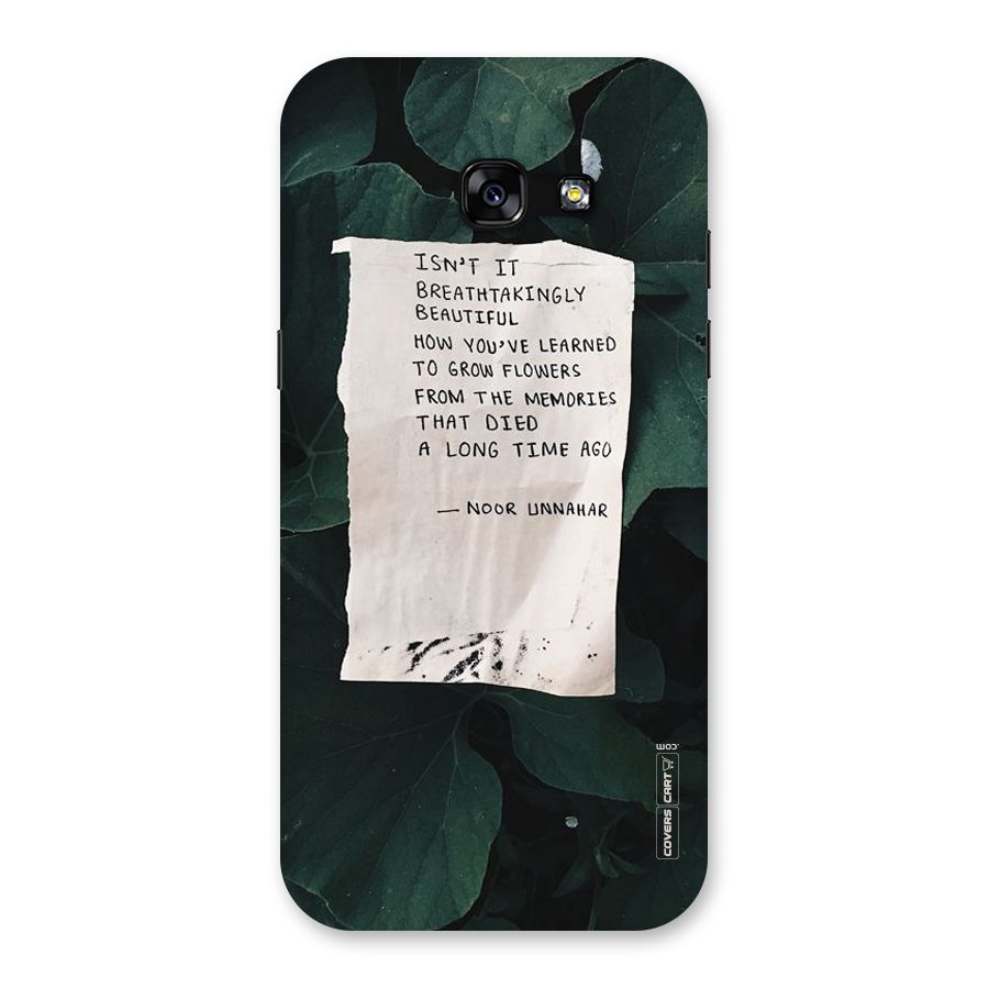 Memories Back Case for Galaxy A5 2017
