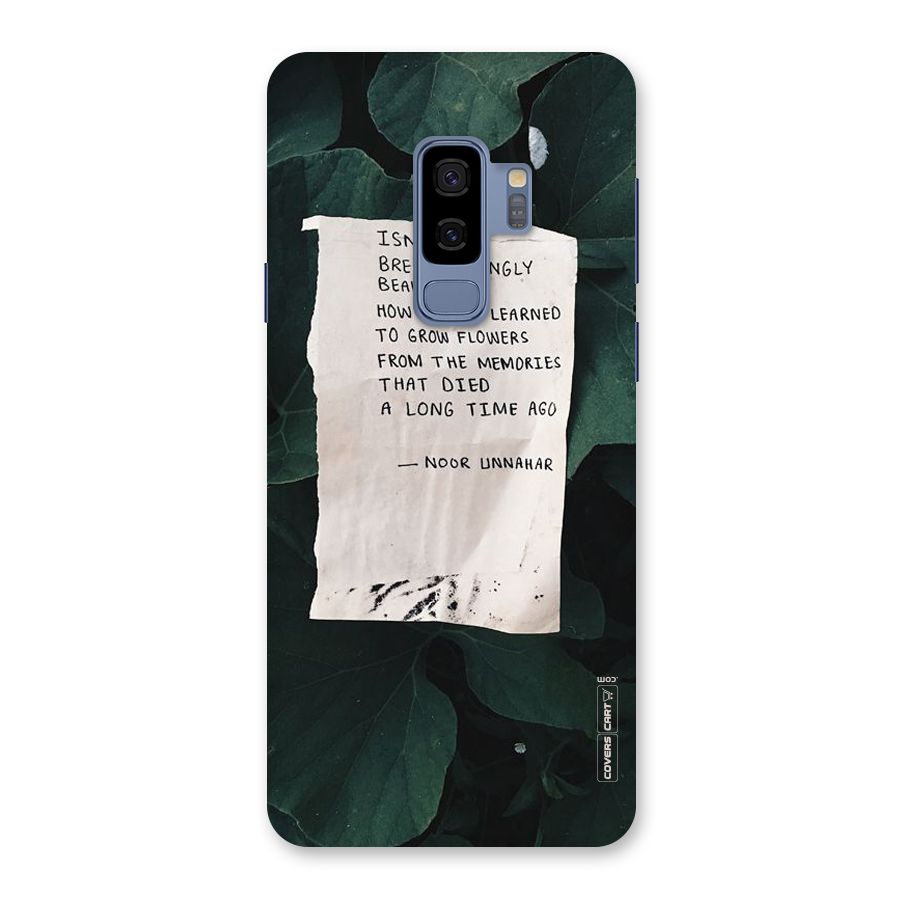 Memories Back Case for Galaxy S9 Plus