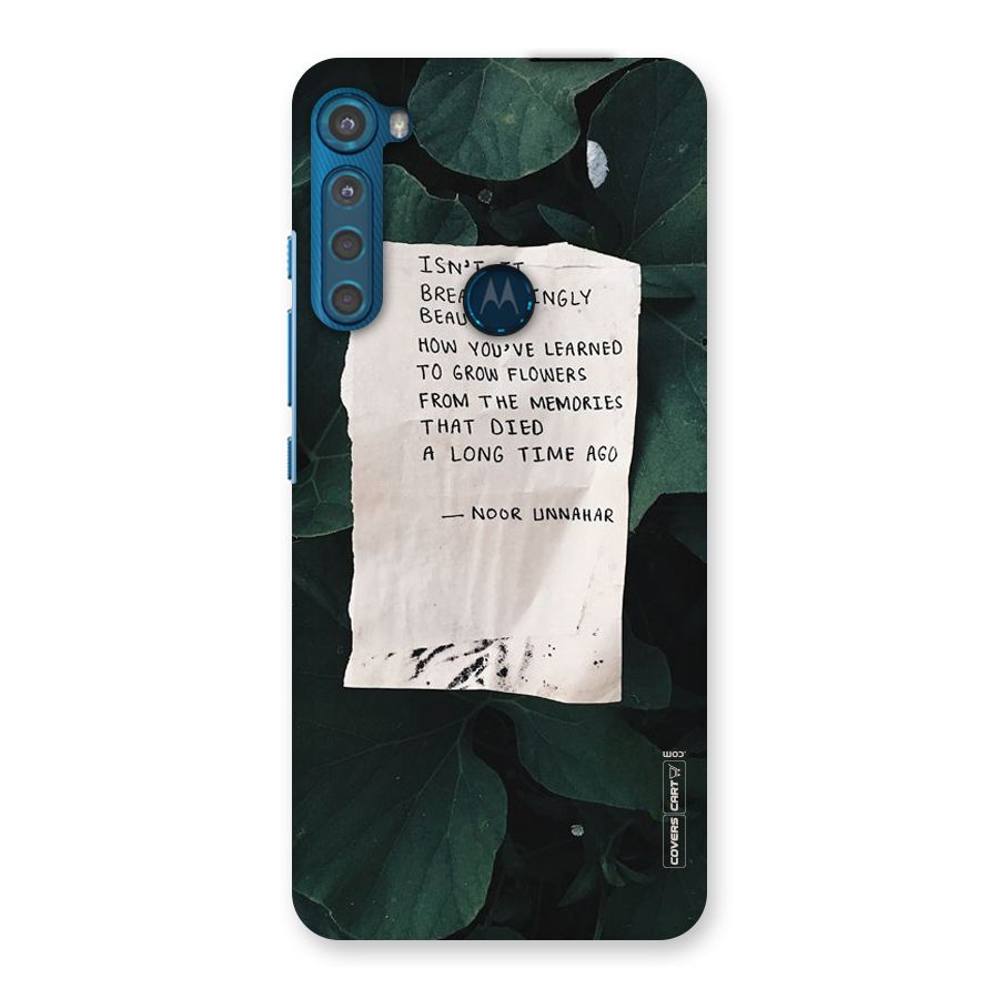 Memories Back Case for Motorola One Fusion Plus