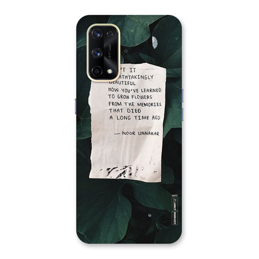 Memories Glass Back Case for Realme X7 Pro