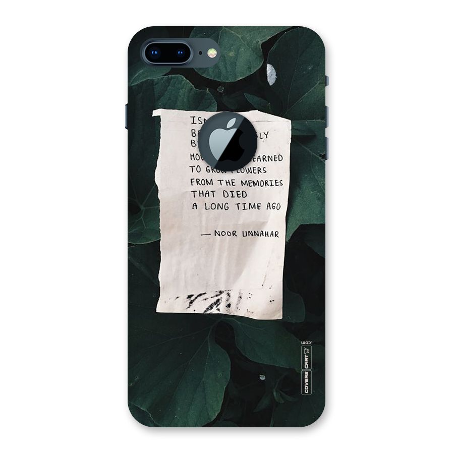 Memories Back Case for iPhone 7 Plus Logo Cut