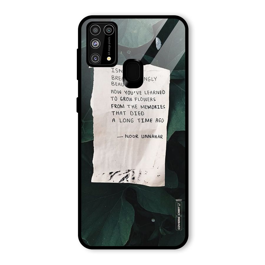 Memories Glass Back Case for Galaxy F41