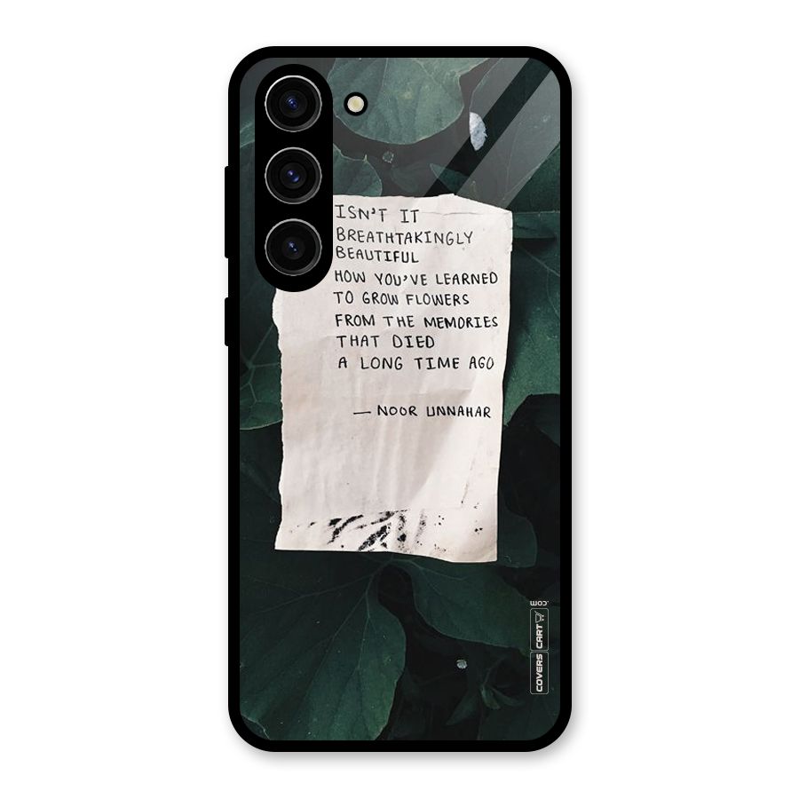 Memories Glass Back Case for Galaxy S23 Plus