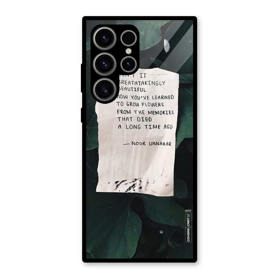 Memories Glass Back Case for Galaxy S23 Ultra