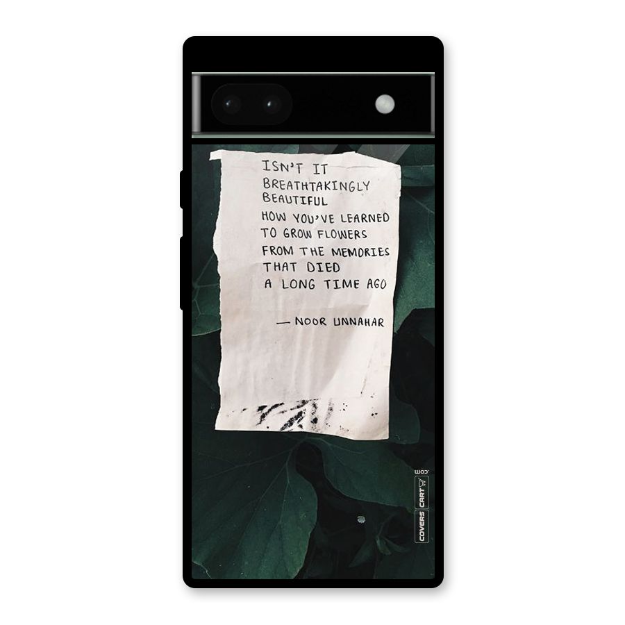 Memories Glass Back Case for Google Pixel 6a