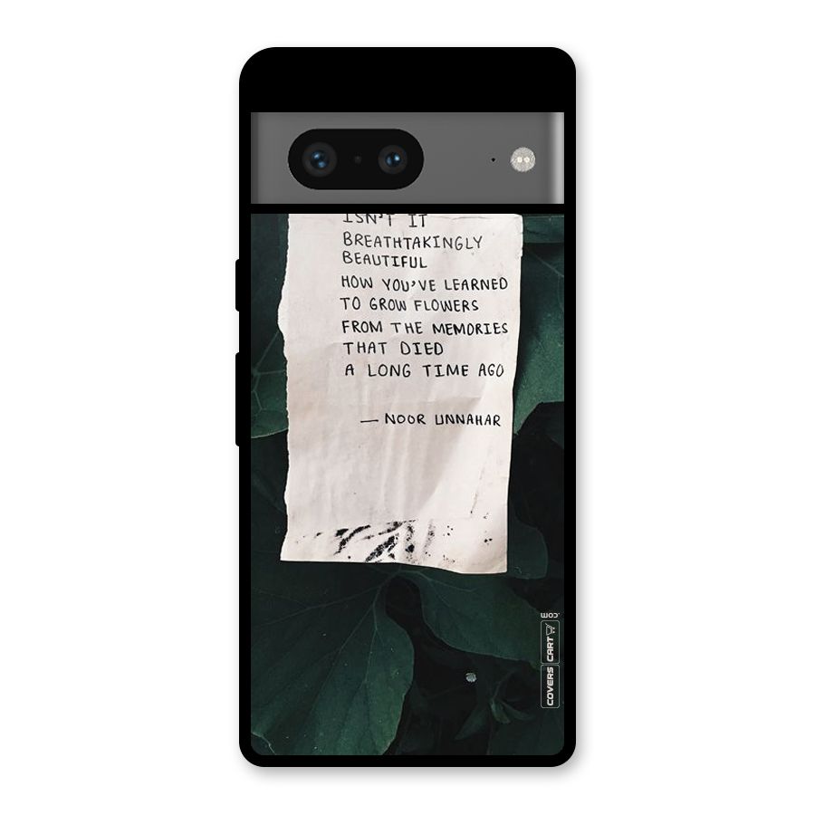 Memories Glass Back Case for Google Pixel 7