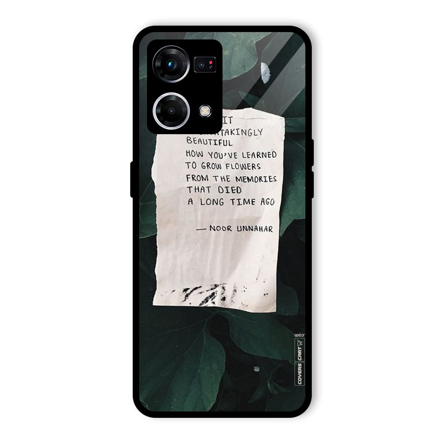 Memories Glass Back Case for Oppo F21 Pro 5G