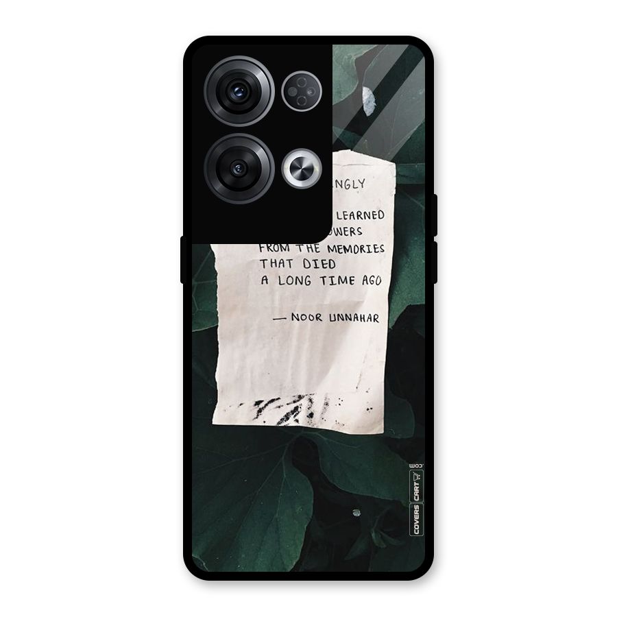 Memories Glass Back Case for Oppo Reno8 Pro 5G
