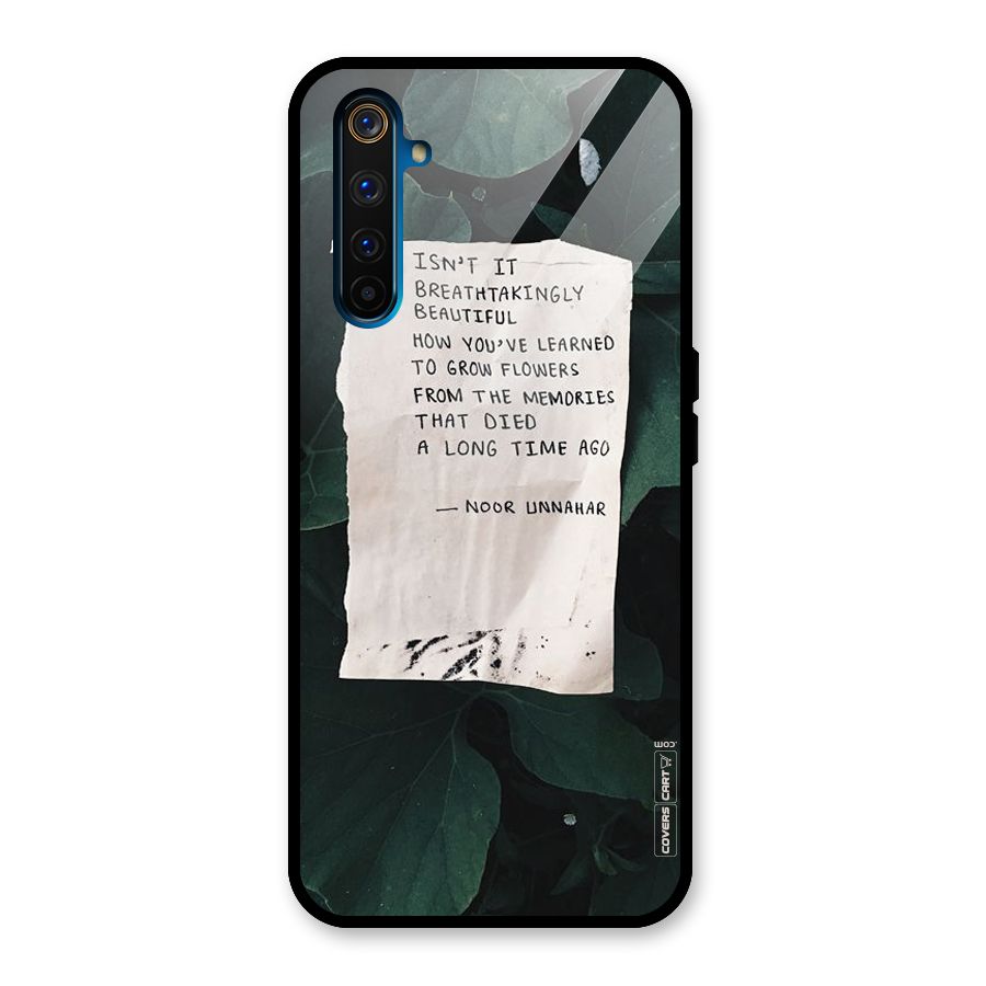Memories Glass Back Case for Realme 6 Pro