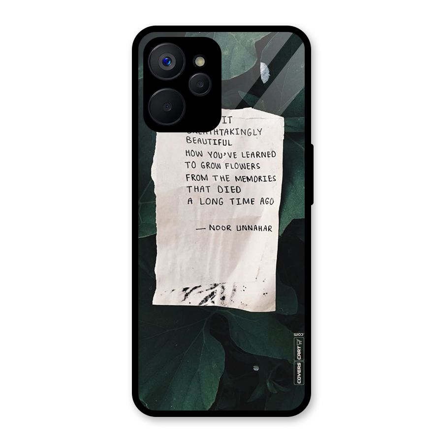 Memories Glass Back Case for Realme 9i 5G