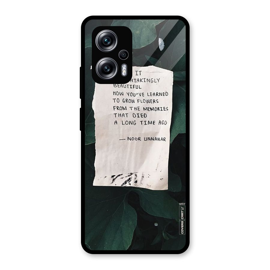 Memories Glass Back Case for Redmi K50i
