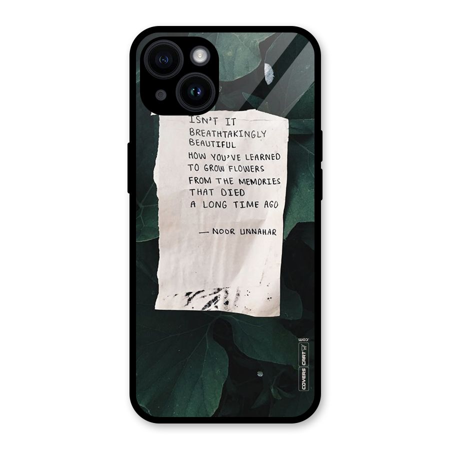 Memories Glass Back Case for iPhone 14
