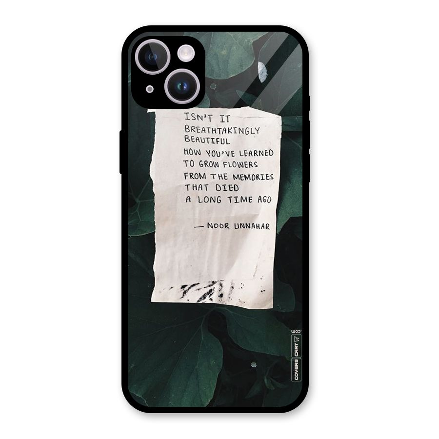 Memories Glass Back Case for iPhone 14 Plus