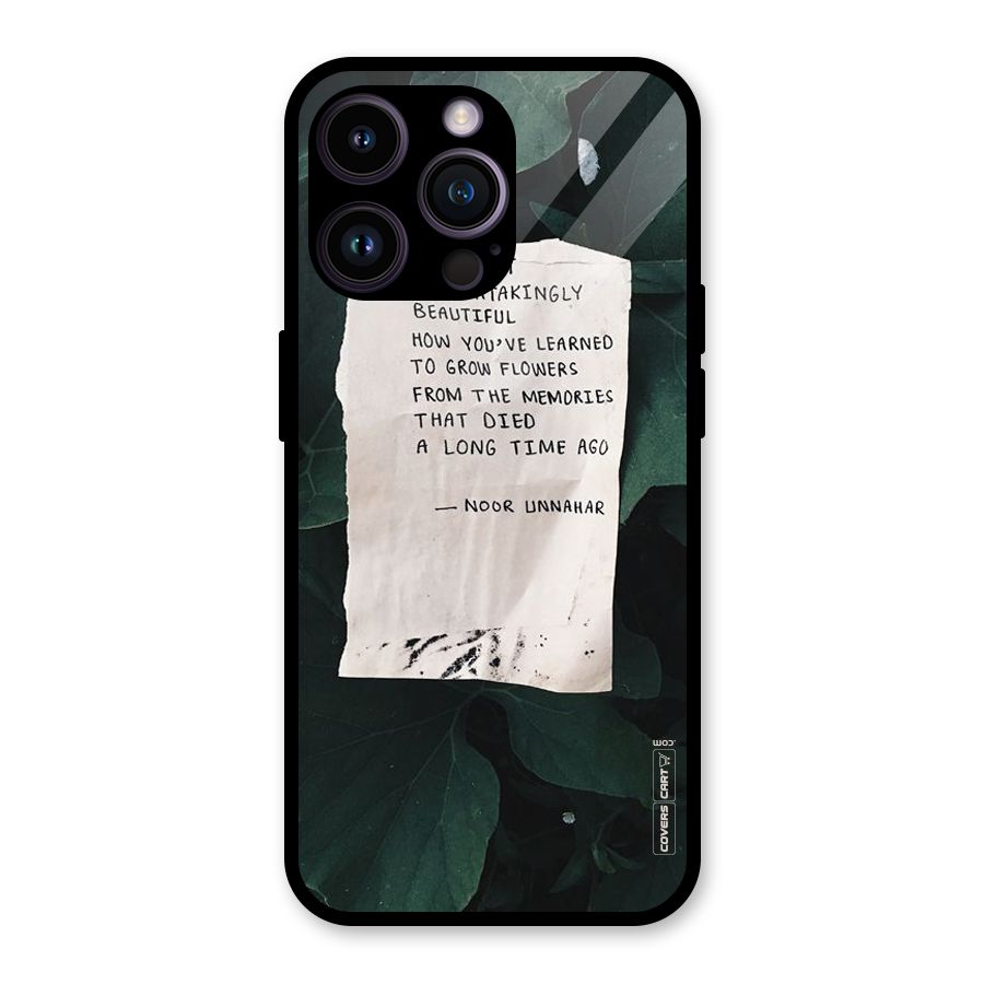 Memories Glass Back Case for iPhone 14 Pro Max