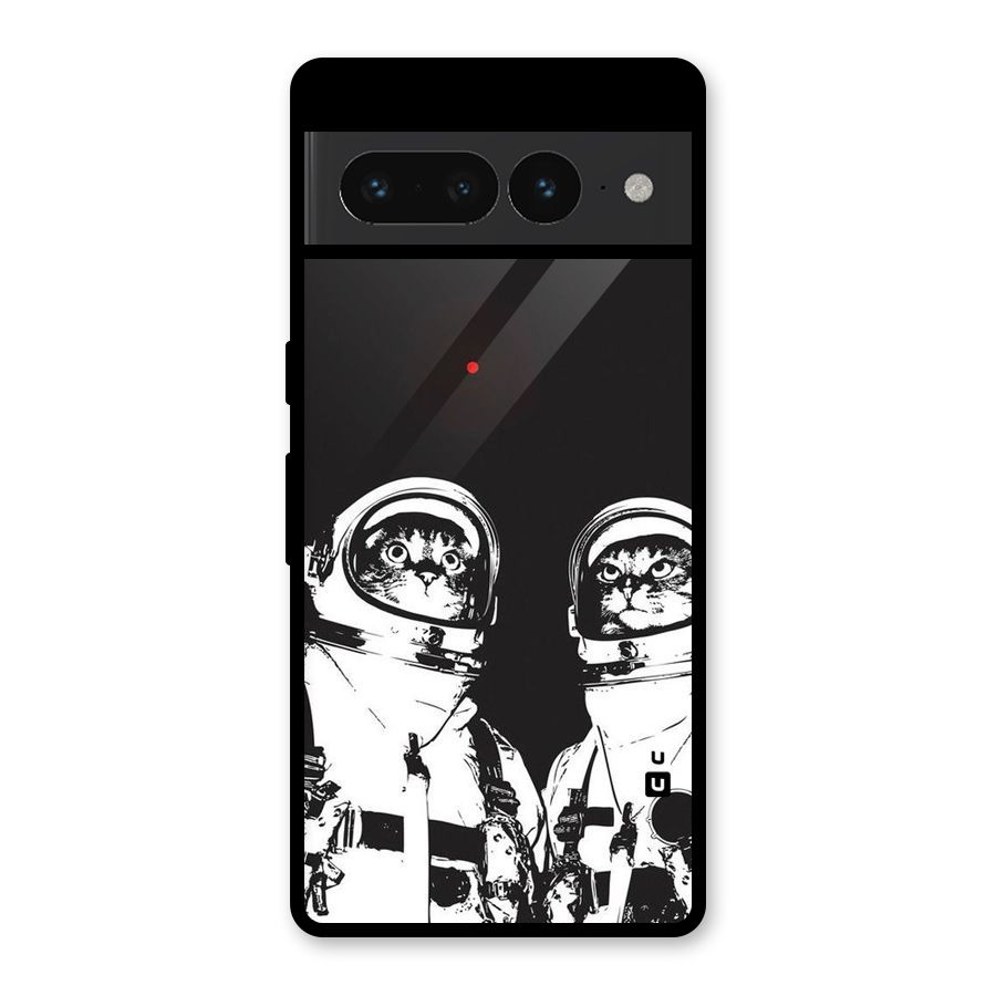 Meow Moon Glass Back Case for Google Pixel 7 Pro