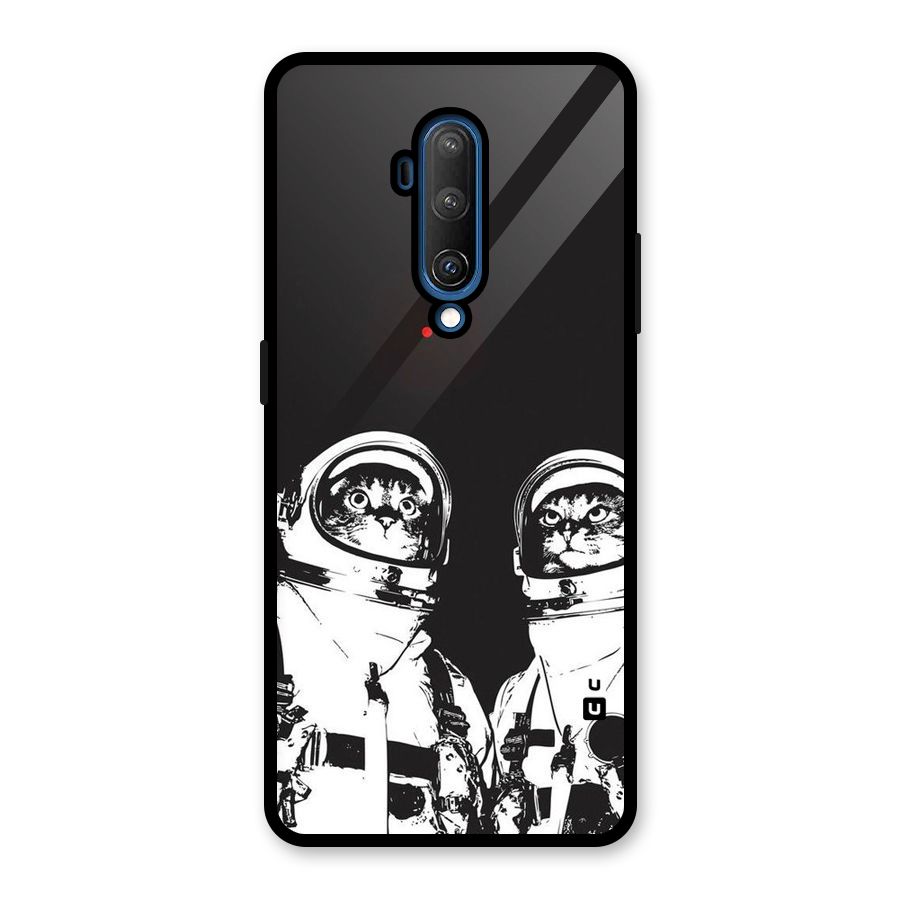 Meow Moon Glass Back Case for OnePlus 7T Pro