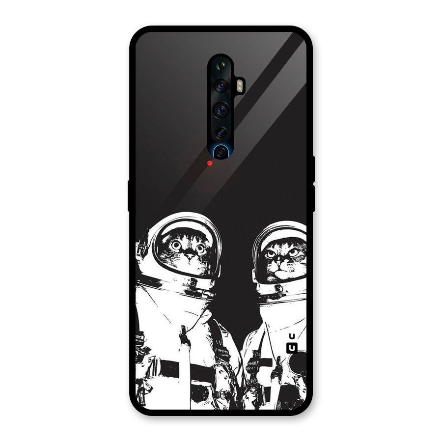 Meow Moon Glass Back Case for Oppo Reno2 Z
