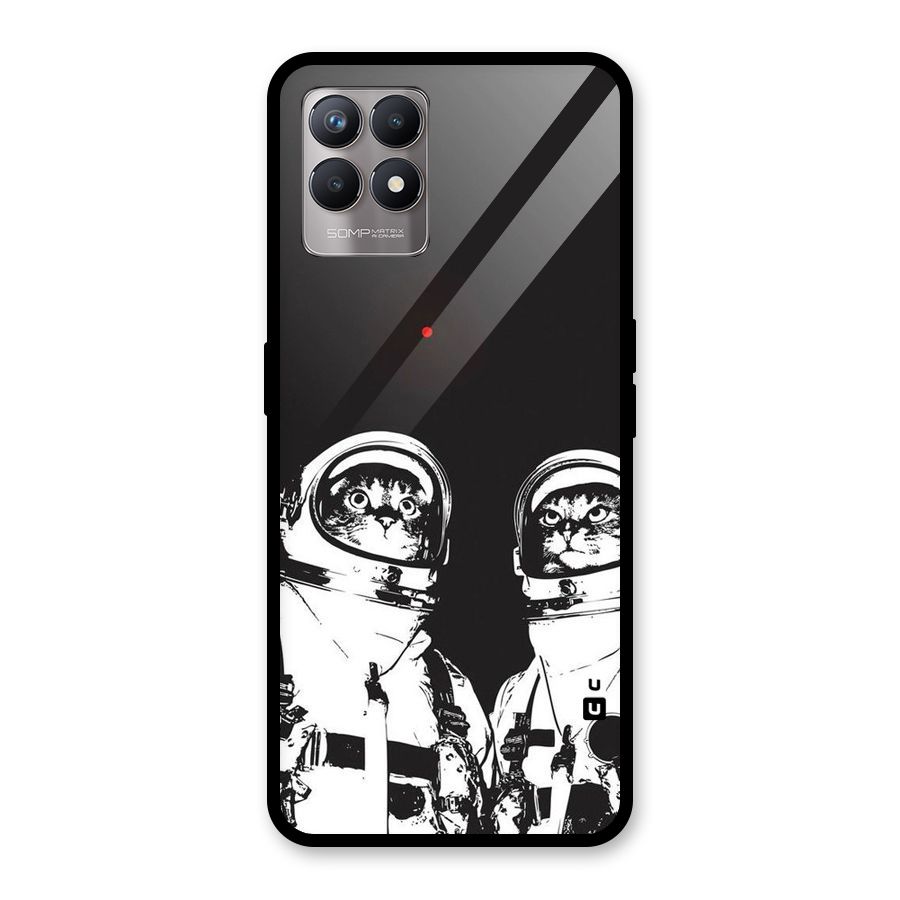 Meow Moon Glass Back Case for Realme Narzo 50