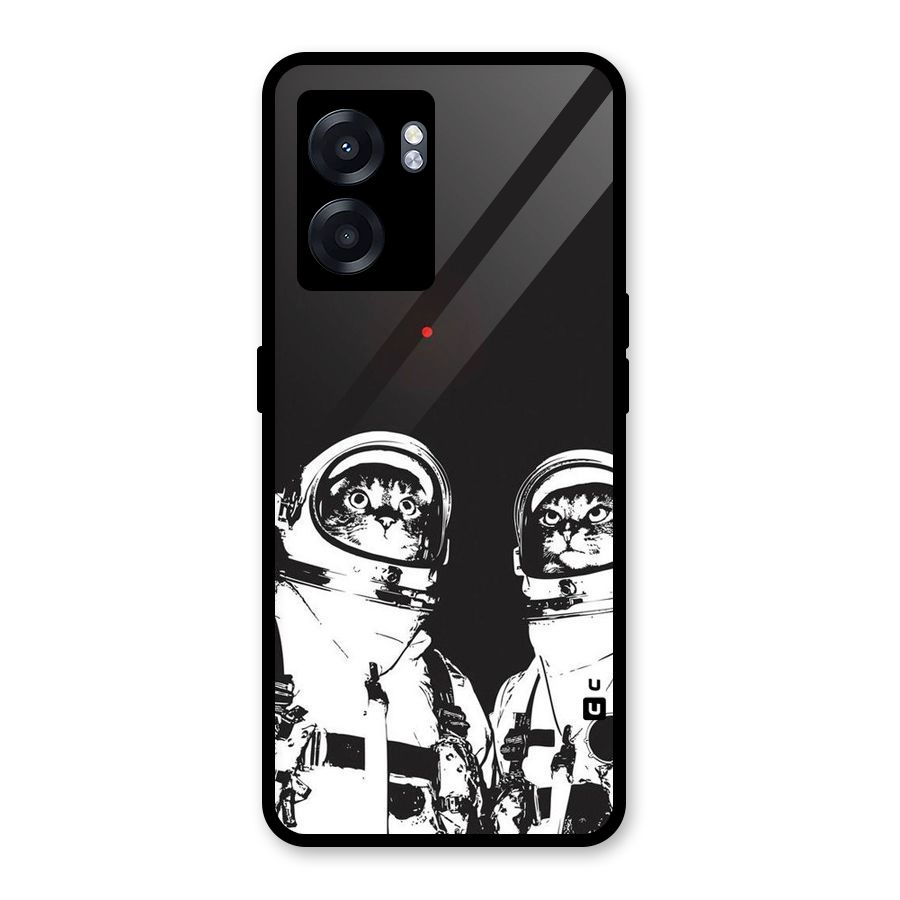 Meow Moon Glass Back Case for Realme Narzo 50 5G
