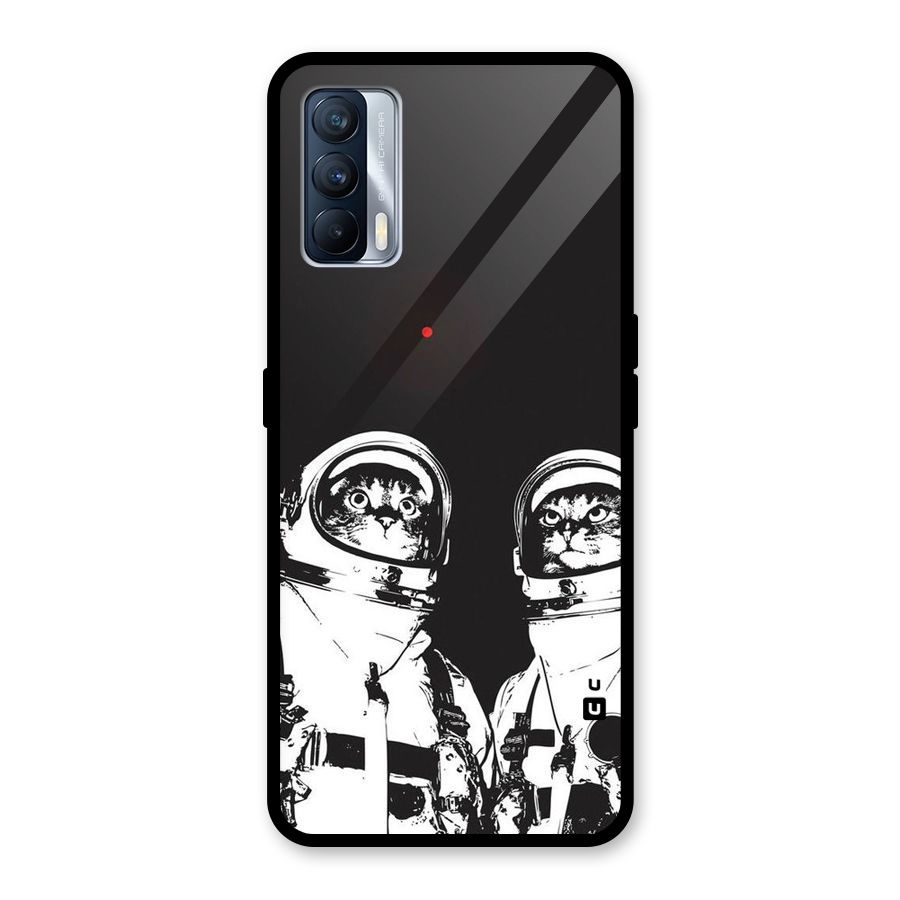 Meow Moon Glass Back Case for Realme X7