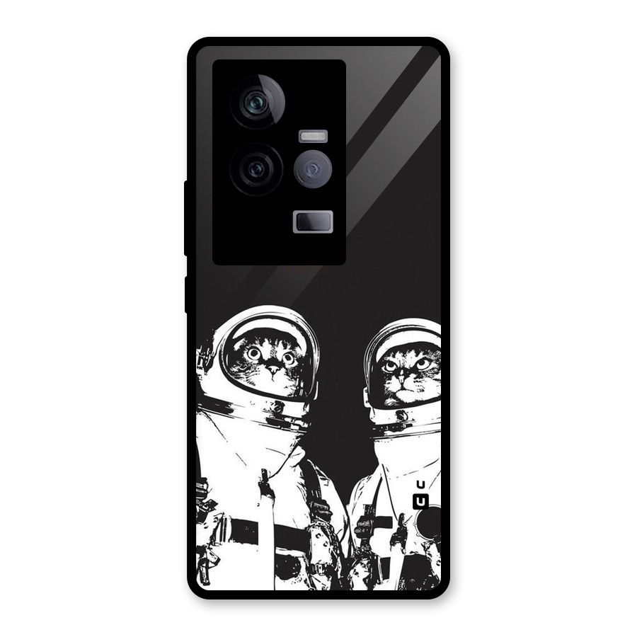 Meow Moon Glass Back Case for Vivo iQOO 11 5G