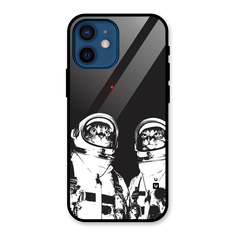 Meow Moon Glass Back Case for iPhone 12 Mini