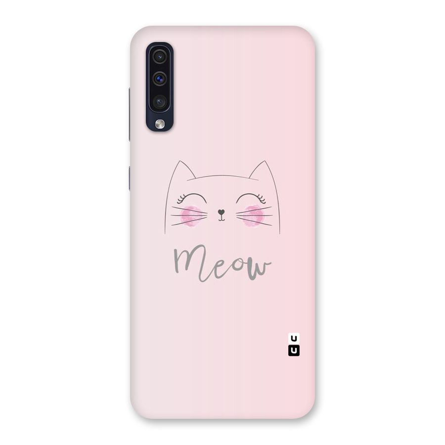 Meow Pink Back Case for Galaxy A50s